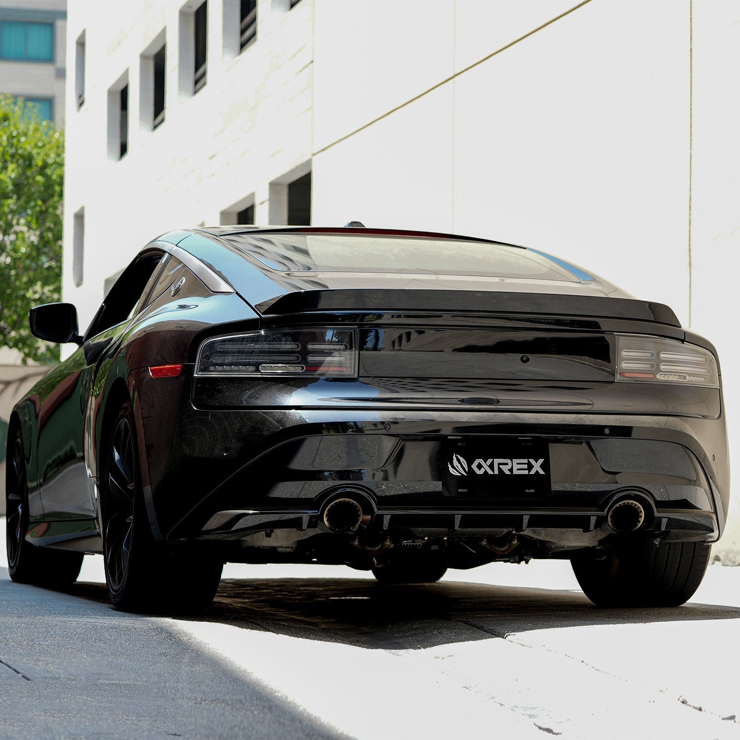 23-25 Nissan Z Quad-Loop Style NOVA-Series Prismatic LED Tail Lights Black | AlphaRex