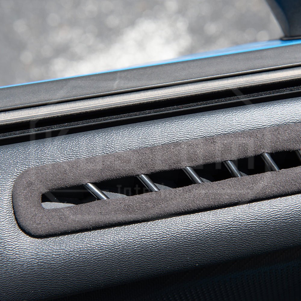 Ford Mustang Suede Leather Side Window Air Vent Trim 2024+