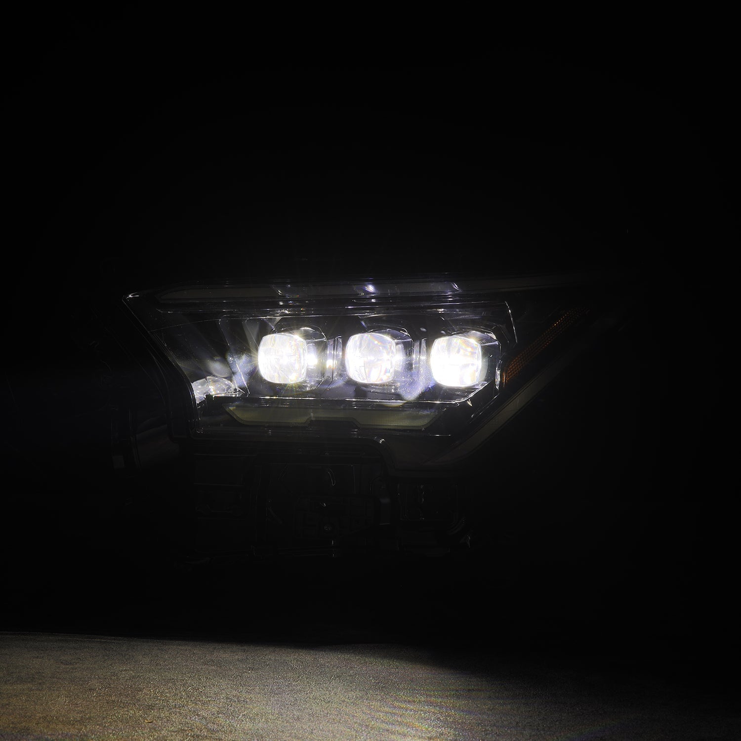 24-25 Toyota Tacoma / 25-up 4Runner NOVA-Series LED Projector Headlights Alpha-Black | AlphaRex