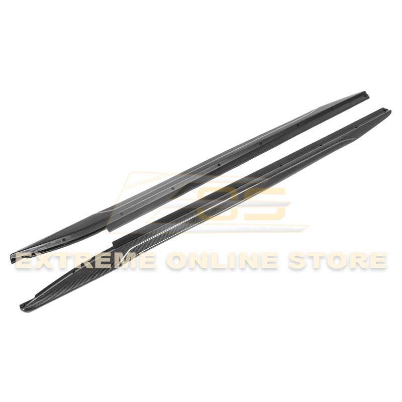 2014-19 Cadillac CTS Carbon Fiber Side Skirts Rocker Panels - Extreme Online Store