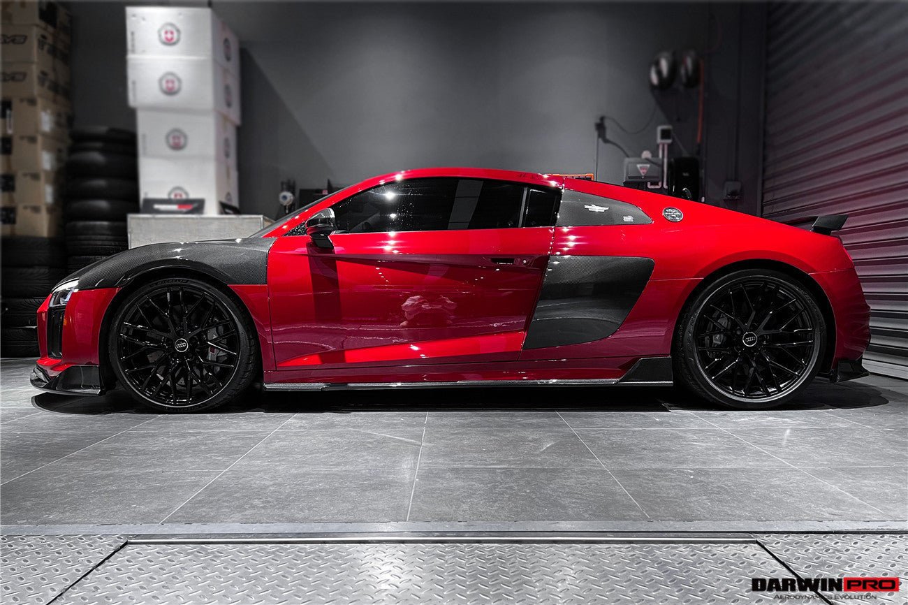 2016 - 2018 Audi R8 Coupe iMP Performance Carbon Fiber Side Skirts Under Board