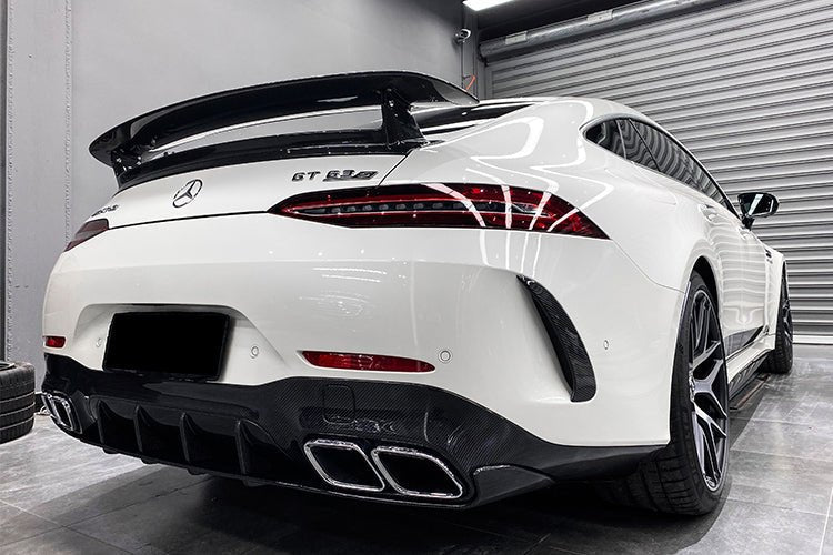2019 - 2025 Mercedes Benz AMG GT63/S 4Door Coupe X290 Carbon Fiber Rear Diffuser