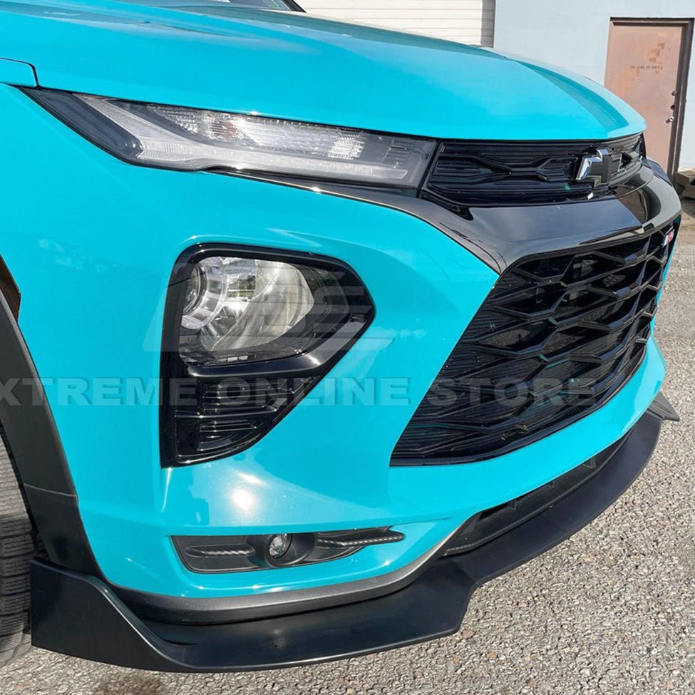 Chevrolet Trailblazer RS Performance Style Gloss Black / Matte Black Front Lip Splitter 2021-2023
