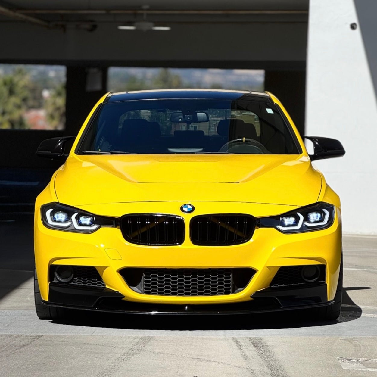 BMW F30 3 Series Laser Style LED Headlights CSL Yellow/White (2012 - 2018)