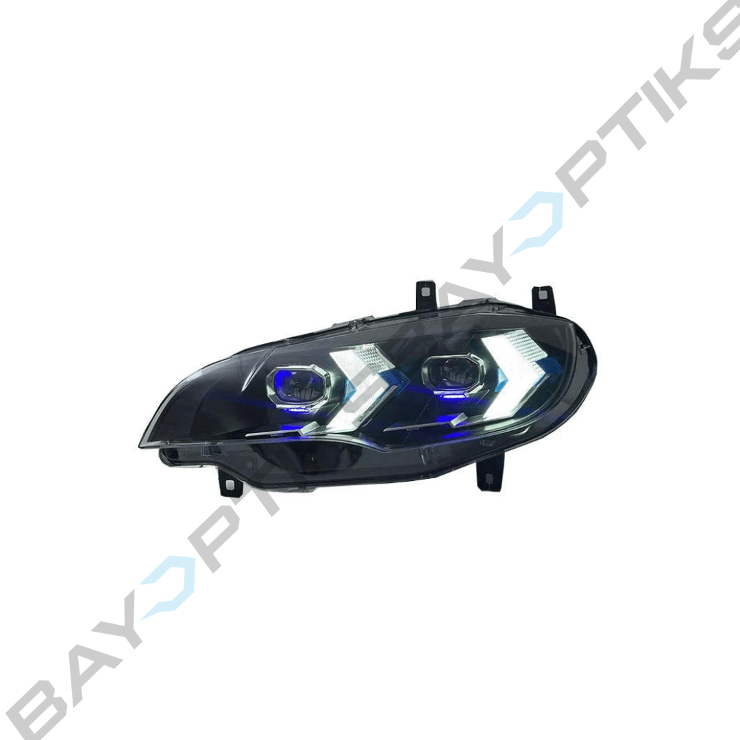 E71 X6 FACELIFT G05 X5 STYLE CSL Yellow/White LED Headlights (2008-2014)