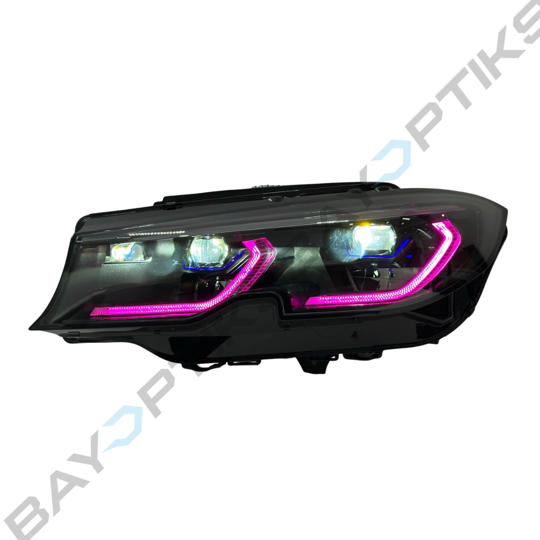 BMW G20 3 Series Black Shadow RGB Style Headlights 2020-2022