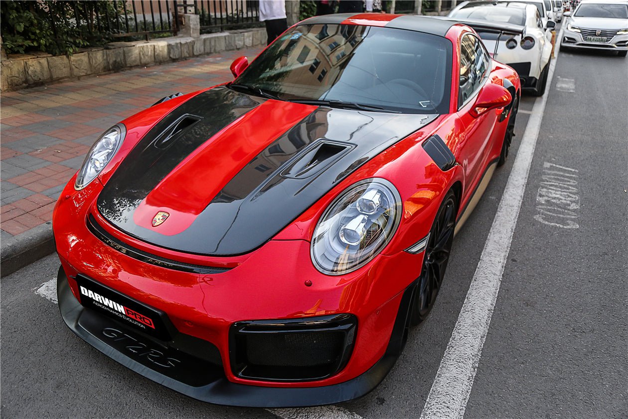 2016 - 2019 Porsche 911 991.2 Carrera /Targa 4/4S GT2RS Style Partial Carbon Fiber Fender