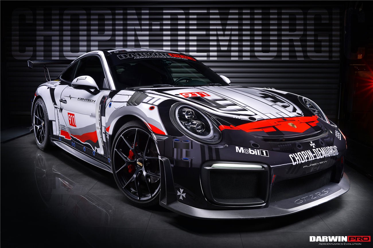 2016 - 2019 Porsche 911 991.2 Carrera S GT2RS-Style Partial Carbon Fiber Full Body Kit