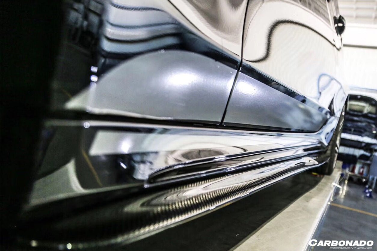 2015 - 2021 Mercedes Benz C-Class W205 Coupe PS Style Side Skirts