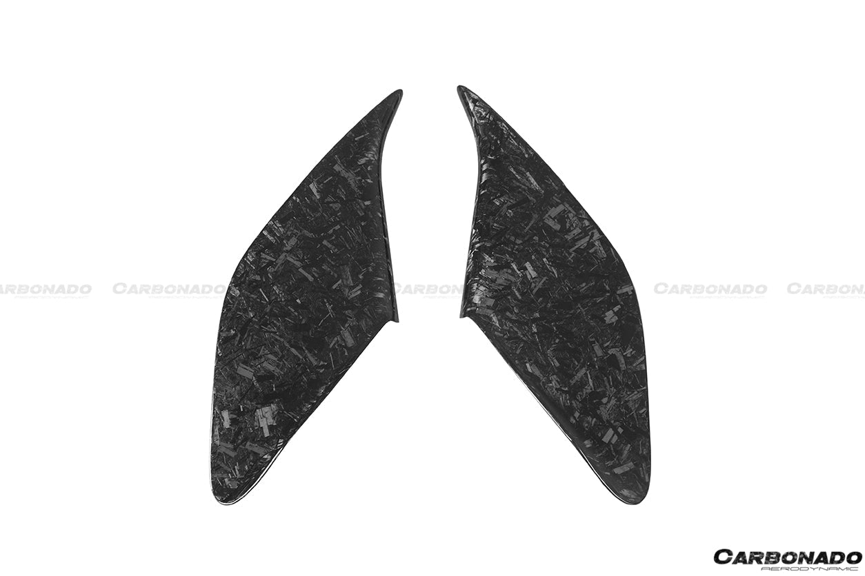 2015-2020 Ferrari 488 MSY Style Carbon Fiber Side Air Intake Fins