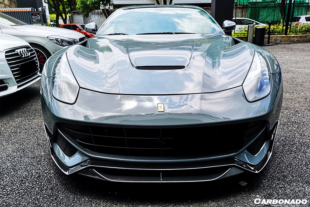2012 - 2017 Ferrari F12 Berlinetta RS Style Carbon Fiber Front Lip