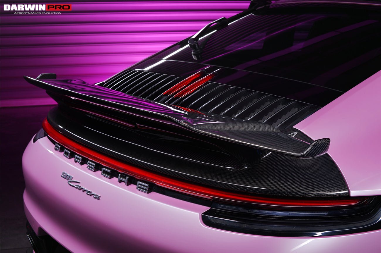 2019 - 2023 Porsche 911 992 Carrera S & 4 & 4S BKSSII Style Trunk Wing