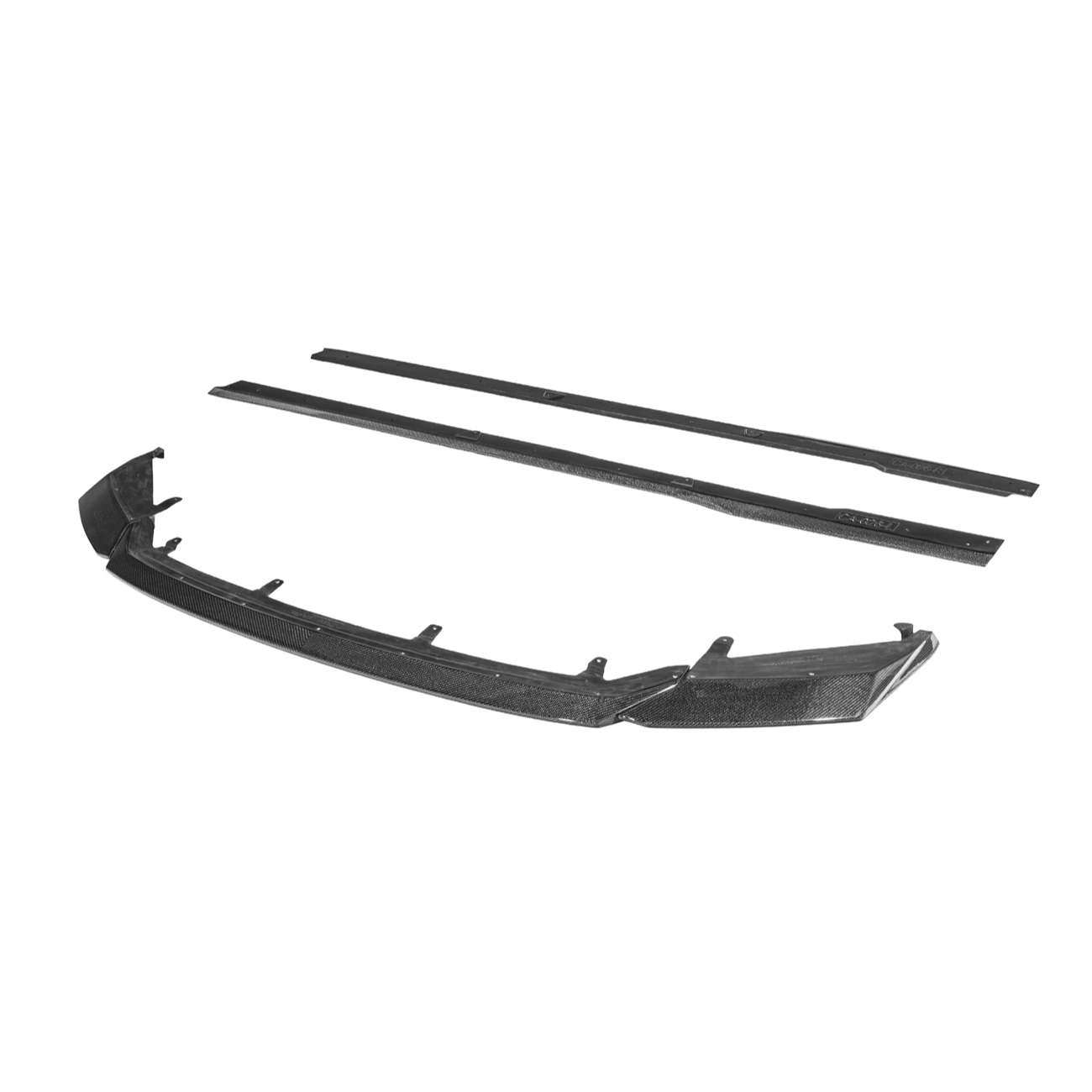 Lexus IS Series XE40 Novel Style Carbon Fiber Front Lip Splitter Side Skirts Kit 2021-Up