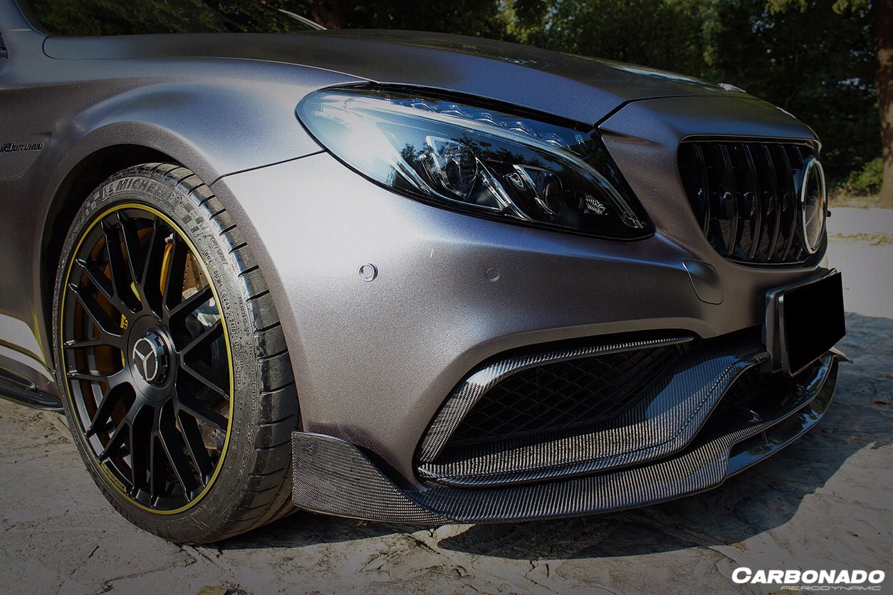 2015 - 2021 Mercedes Benz W205 C63 & S AMG Coupe BR Style Front Lip