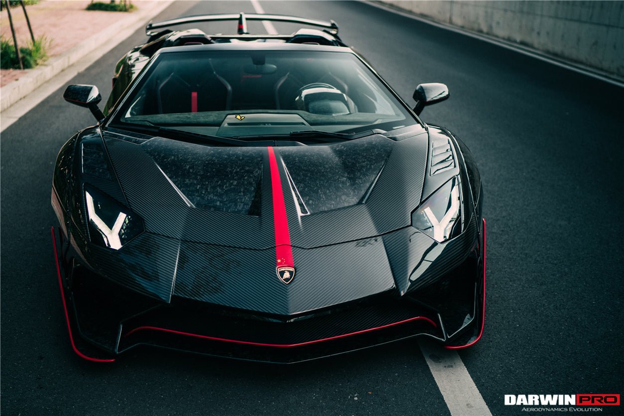 2011 - 2016 Lamborghini Aventador LP700 Roadster SV-BKSSII Style Wide Body Carbon Fiber Aero Full Kit