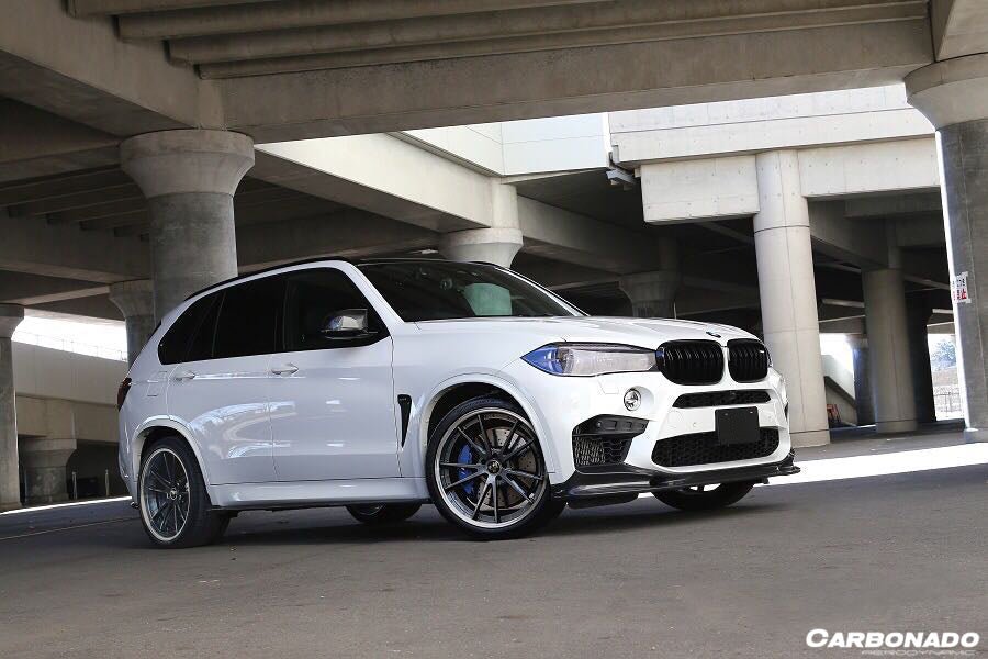 2014-2018 BMW X5M/X6M 3D Style Carbon Fiber Front Lip