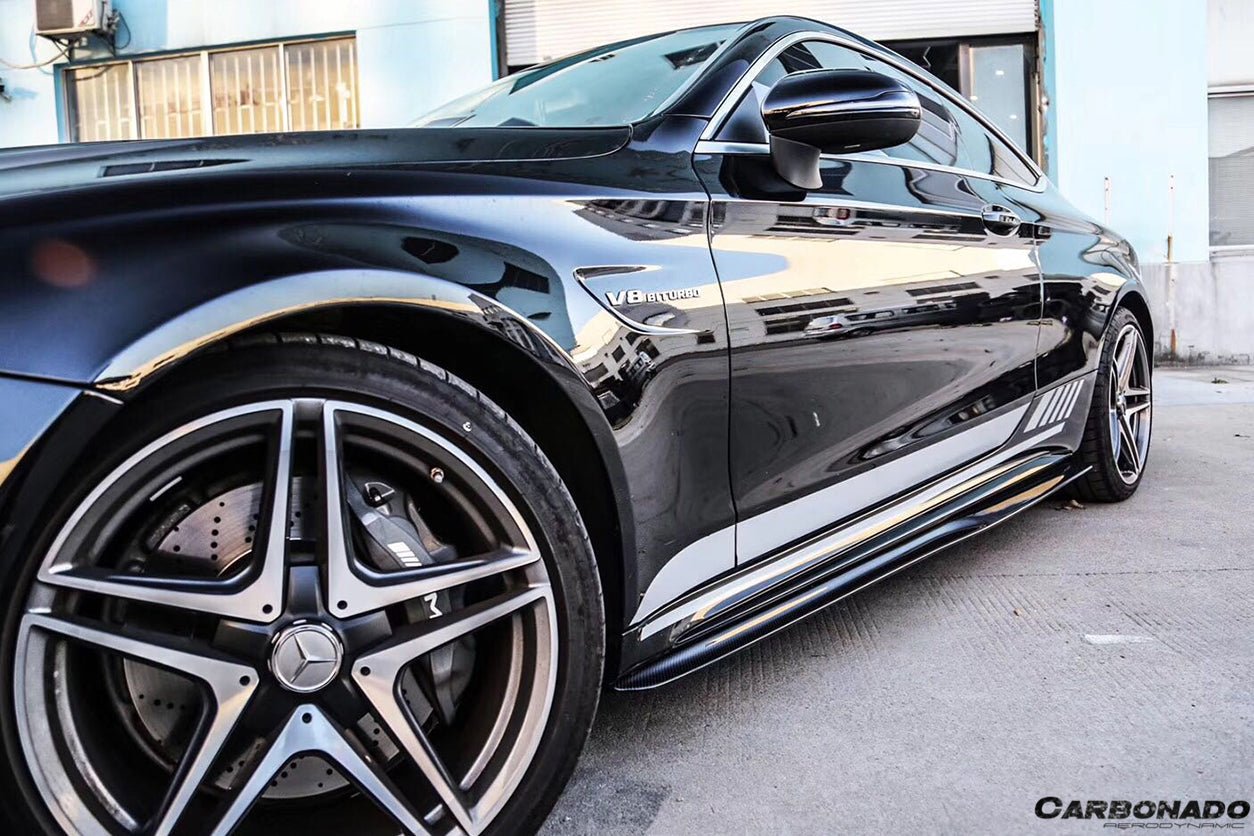 2015 - 2021 Mercedes Benz C-Class W205 Coupe PS Style Side Skirts