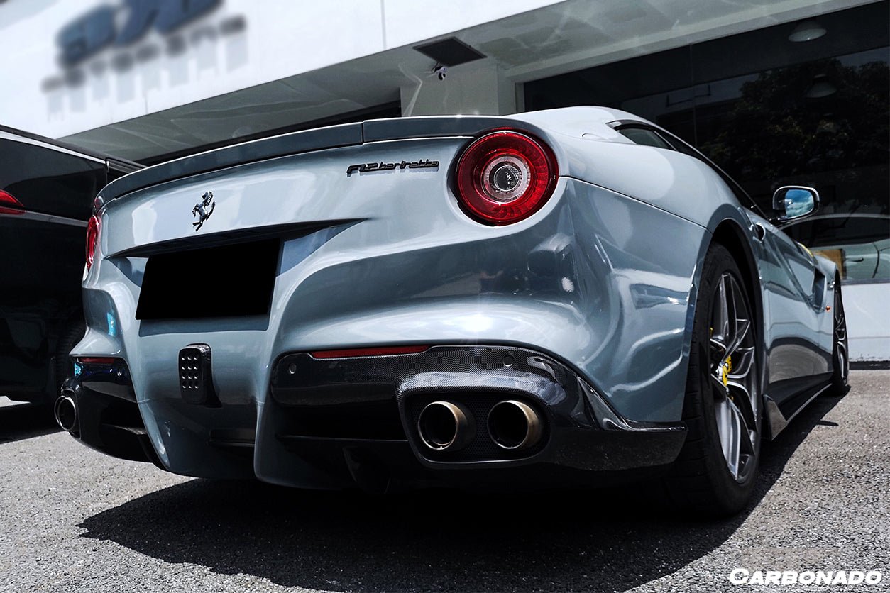 2012 - 2017 Ferrari F12 Berlinetta RS Style Carbon Fiber Rear Diffuser