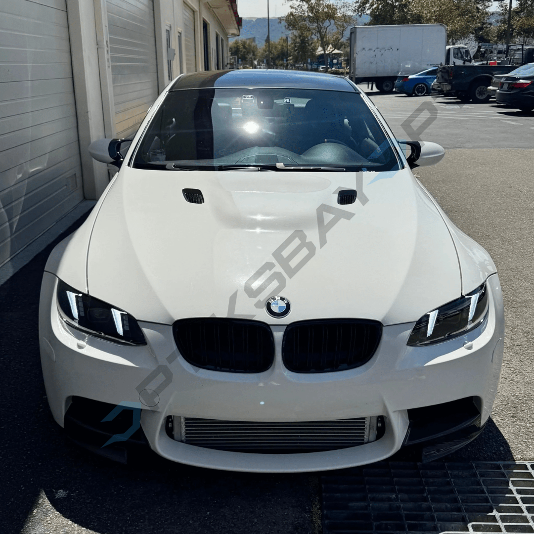 BMW E90 E92 M3 & 3 Series Coupe CSL Yellow/White Snake Eyes Style Headlights 2007–2013