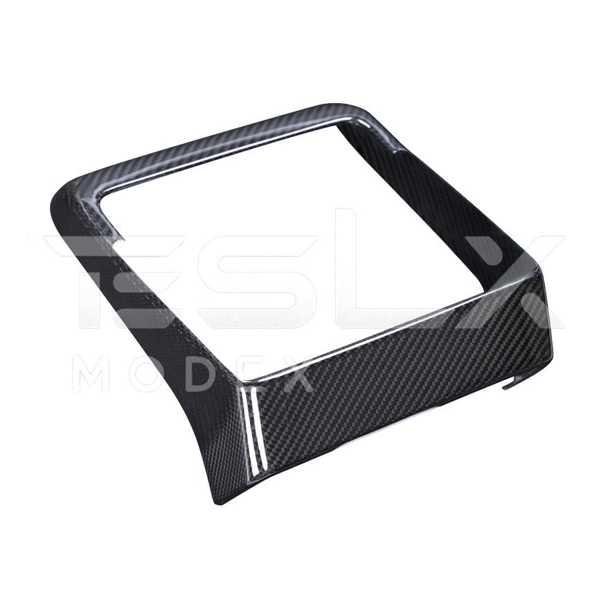 Tesla Model 3 Highland / Model Y Carbon Fiber Interior Rear Display Frame Cover 2024-Up