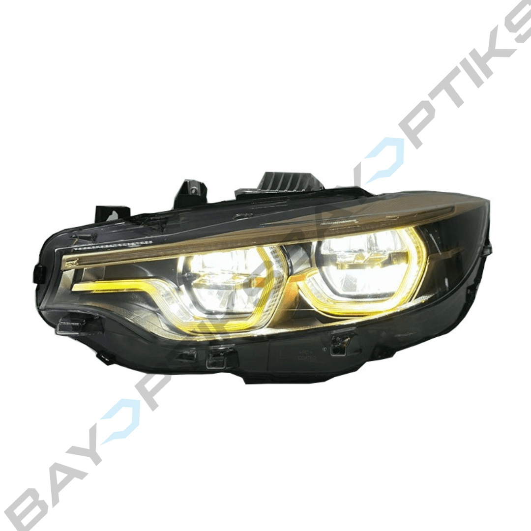 BMW F80 F82 F32 Ikon Style Tri Color CSL Golden Version LED Headlights 2014-2017