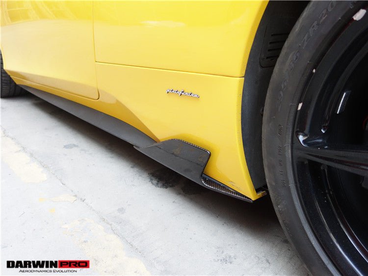 2010 - 2015 Ferrari 458 Coupe/Spyder Speciale Style Carbon Fiber Side Skirts Canards