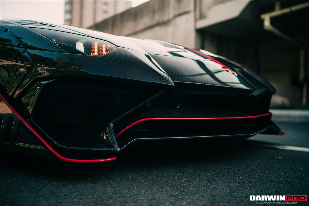 2011 - 2016 Lamborghini Aventador LP700 Roadster SV-BKSSII Style Wide Body Carbon Fiber Aero Full Kit
