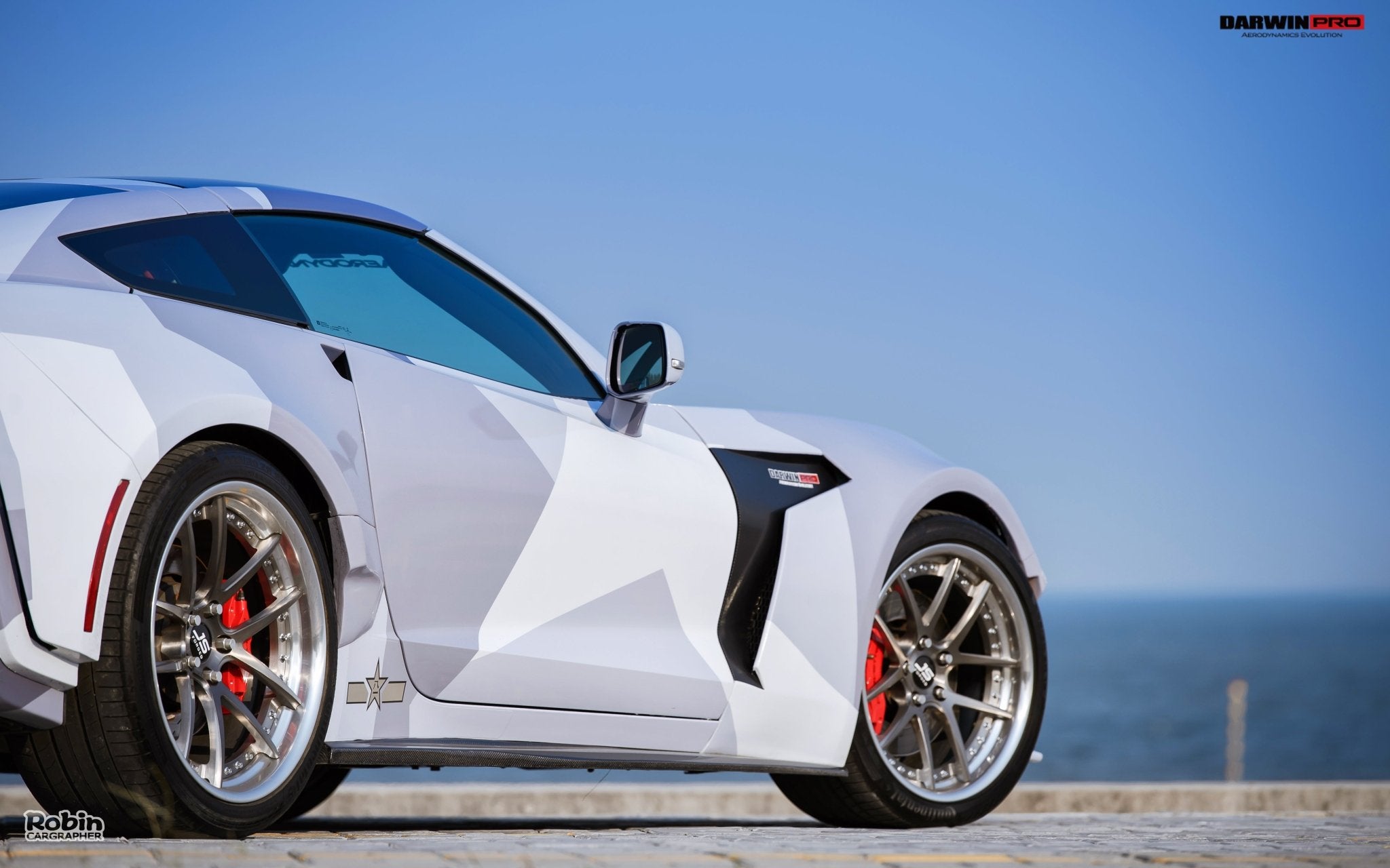 2013-2017 Corvette C7 Z51 BKSS Style Fiber Reinforce Polymer Wide Rear Fender