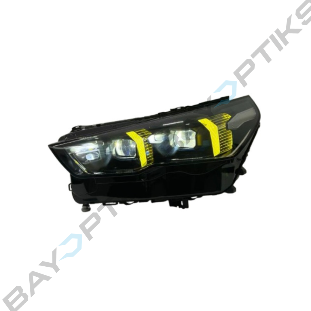 BMW 5 Series G68 Snake Eye Laser Style LED Headlights Yellow/White Dual Color 2024-2026