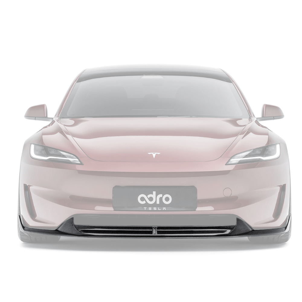 Adro Tesla Model 3 Highland Performance Carbon Fiber Front Lip (2024+)