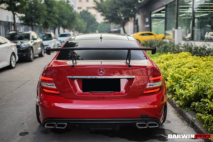 Mercedes Benz W204 C Class/ C63 AMG Coupe BKSS Style Carbon Fiber Trunk Spoiler