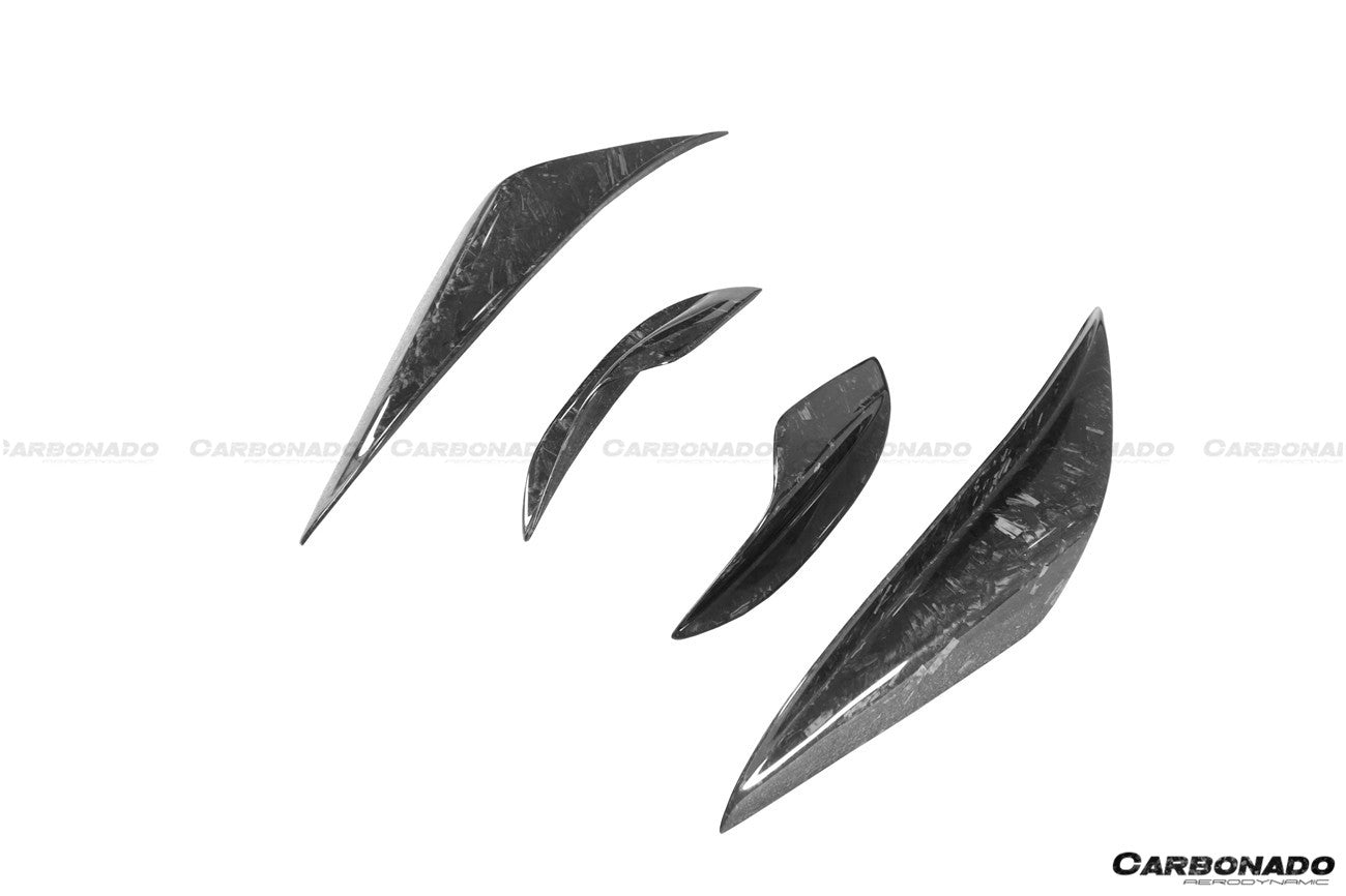 2008-2012 BMW E9X M3 KA Style Carbon Fiber Canards