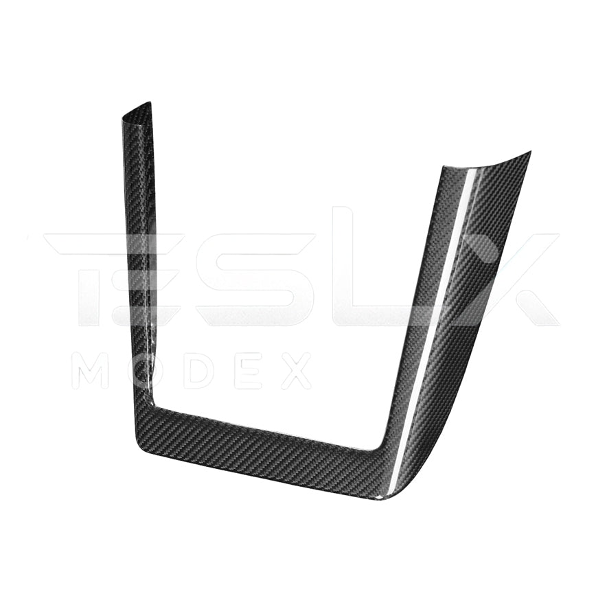 Tesla Model 3 Highland / Model Y Carbon Fiber Interior Center Console Frame 2024-Up