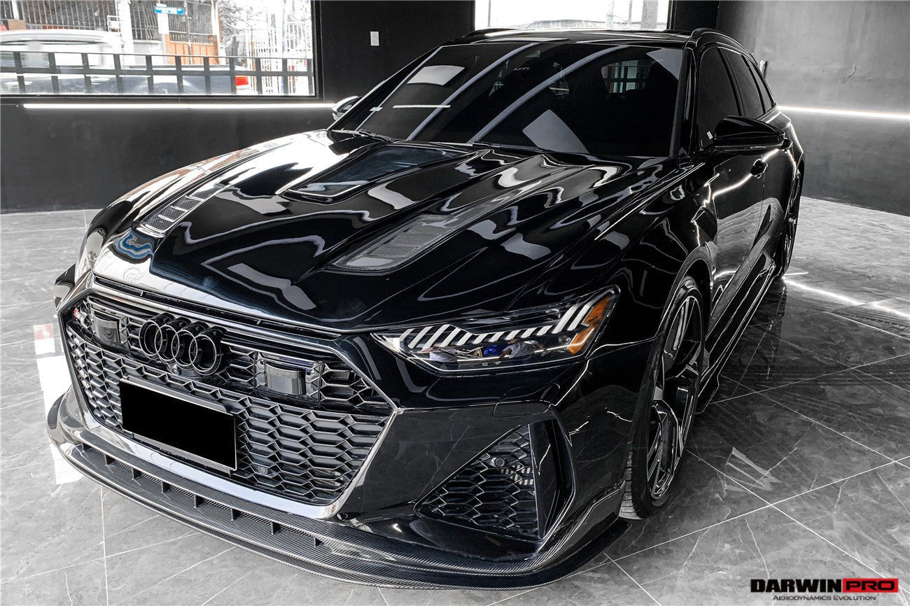 2019 - 2025 Audi RS6 Avant C8 & RS7 Quattro BKSS Style Front Lip