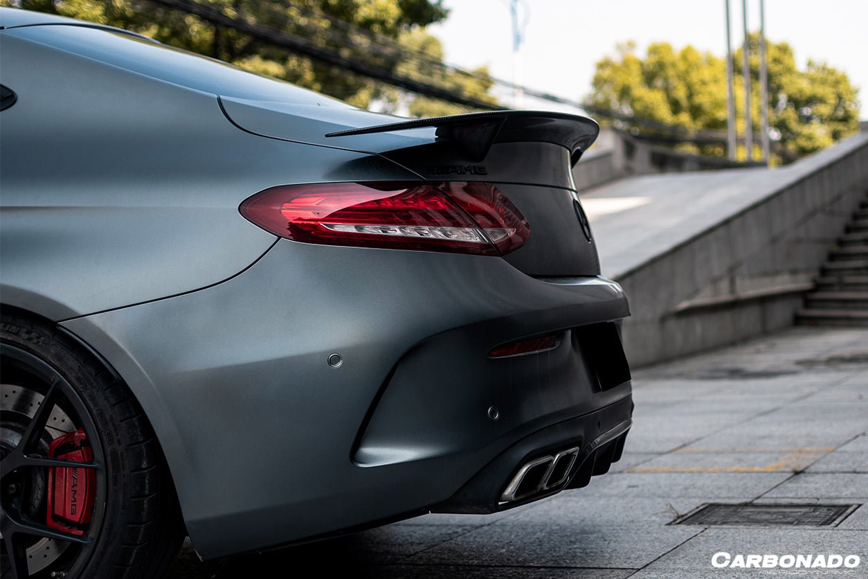 2015 - 2021 Mercedes Benz C-Class W205 Coupe RT-II Style Trunk Spoiler