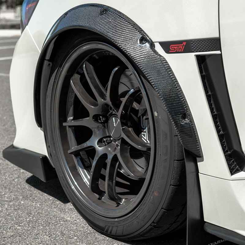 Subaru WRX | STI VA CS Style Carbon Fiber Gloss Black Fender Flares 2015-2021