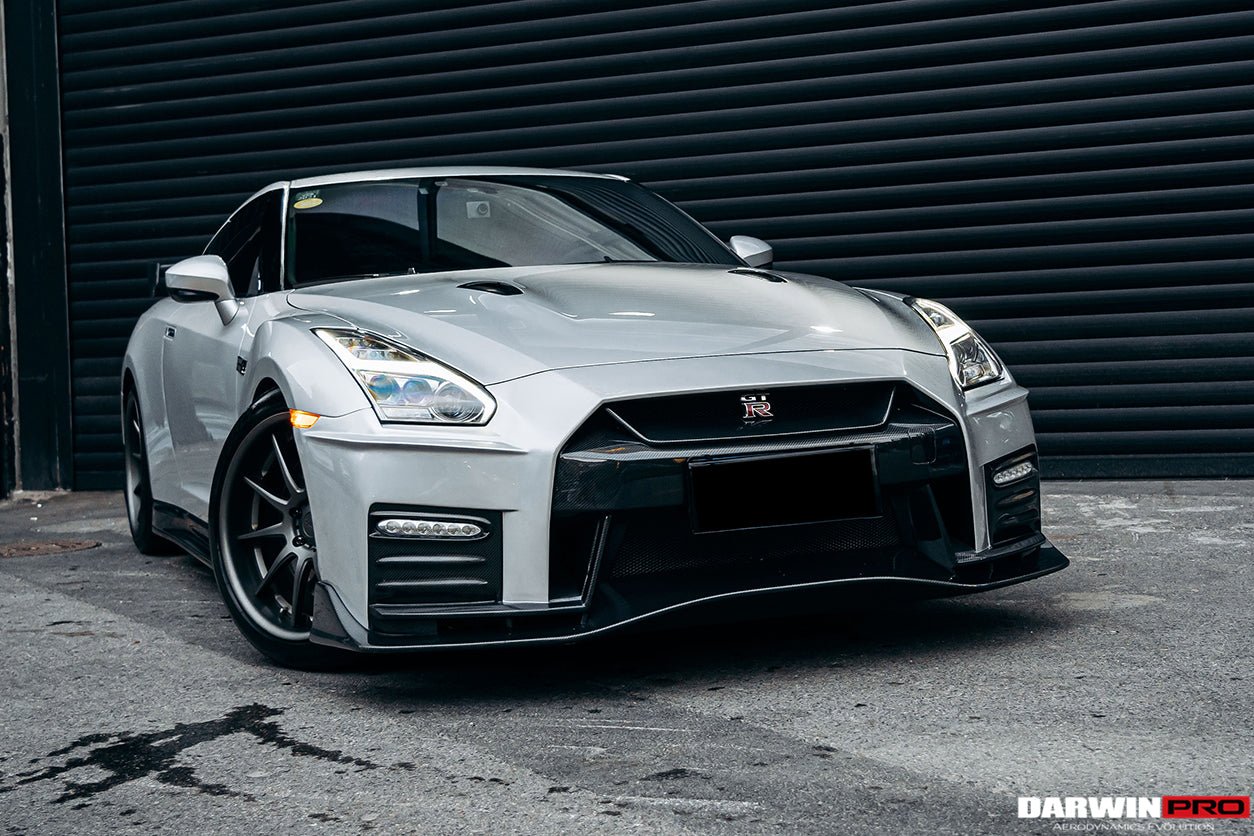 2008-2016 Nissan GTR (R35) Ver17 NSM Style Carbon Fiber Front Bumper