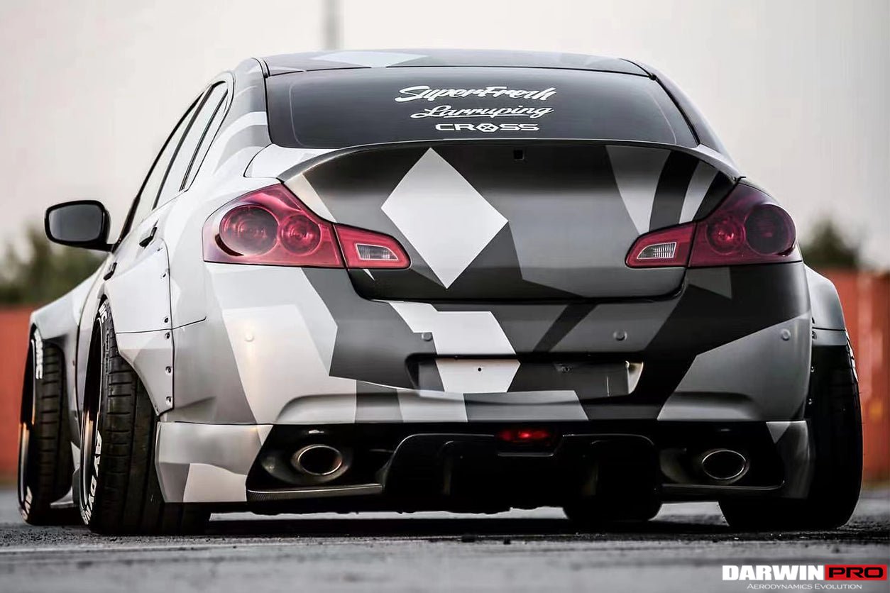 2010 - 2013 Infiniti G25/G37 Sedan BKSS Style Wide Fender Flares