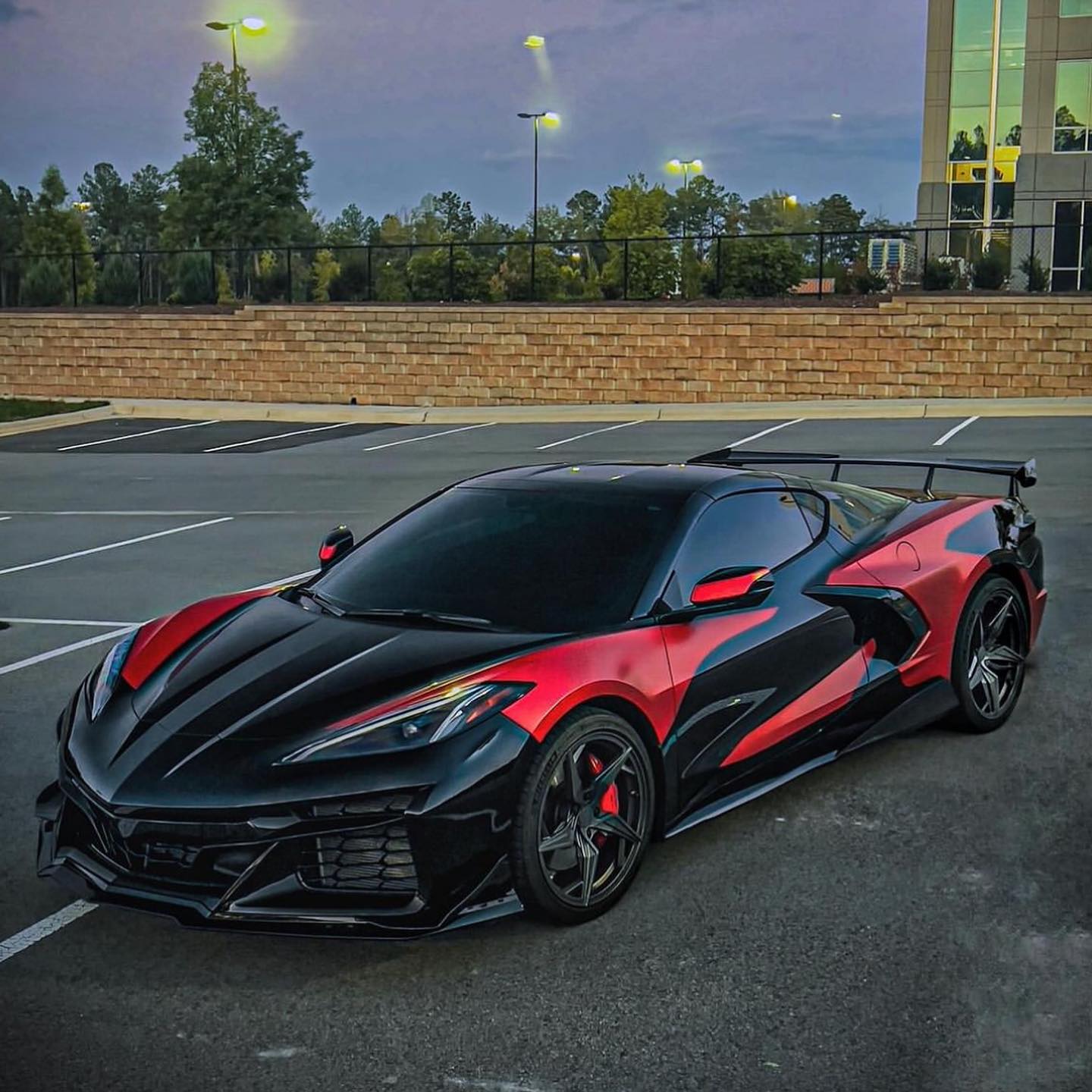 Chevrolet Corvette C8 Z06 Conversion Style Unpainted Front Bumper Kit 2020-2024