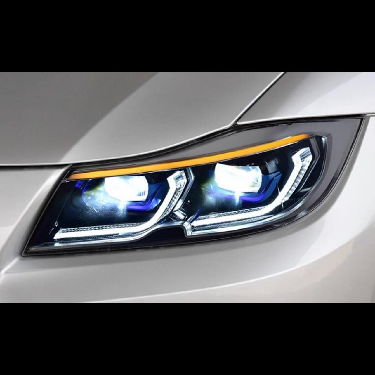 E90 3 Series Sedan Laser Style LED Headlights (2005 - 2012 Halogen & Xenon)