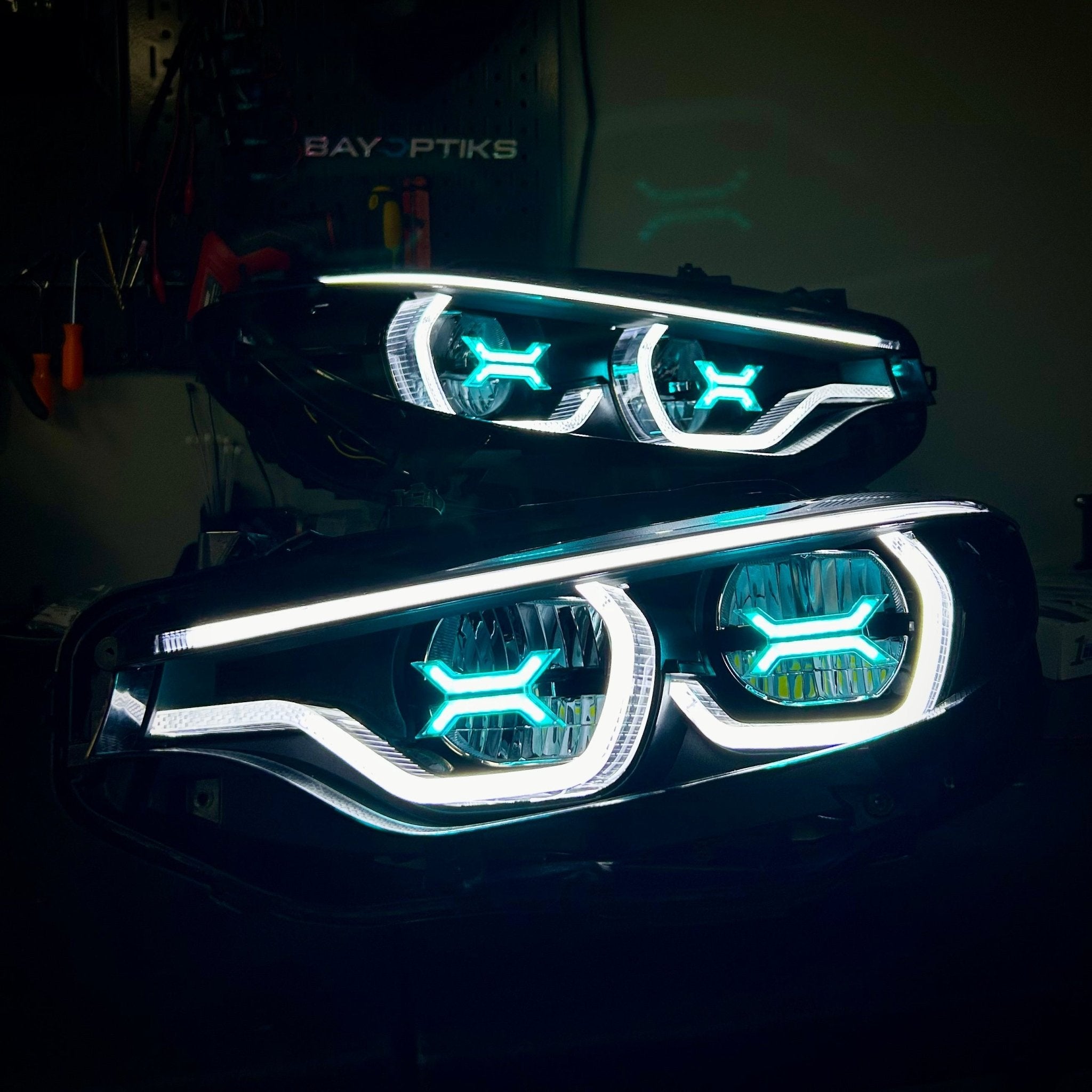 BMW F8X M3/M4 BaySpec Stage 2 CSL Ikon Style Headlights (2015–2020)