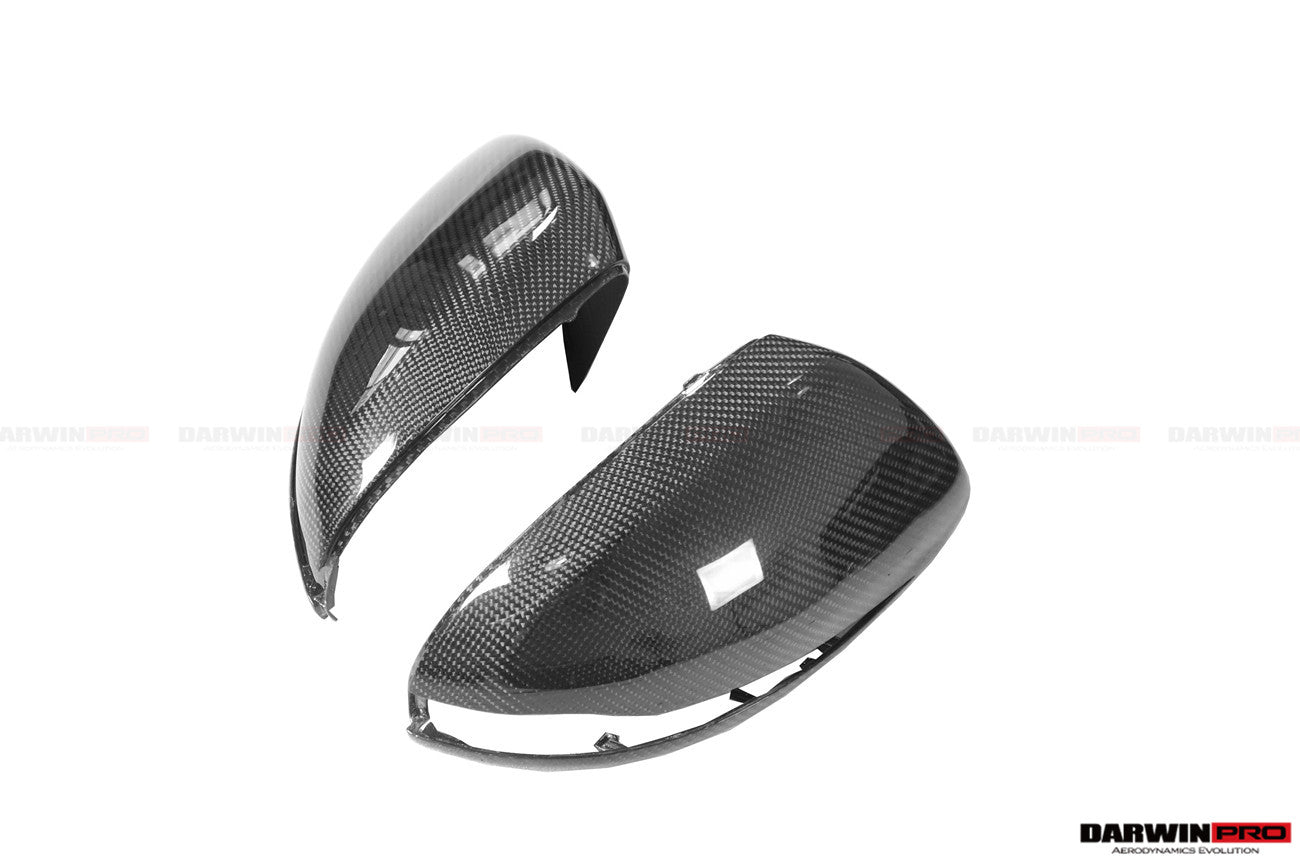 2014 - 2021 Mercedes Benz C-Class W205/ S-Class W222 C217/ E-Class W213 2/4 Door Dry Carbon Fiber Mirror Housing Replacement