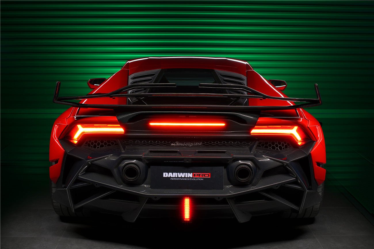 2019 - 2025 Lamborghini Huracan EVO & Tecnica BKSSII Style Rear Bumper