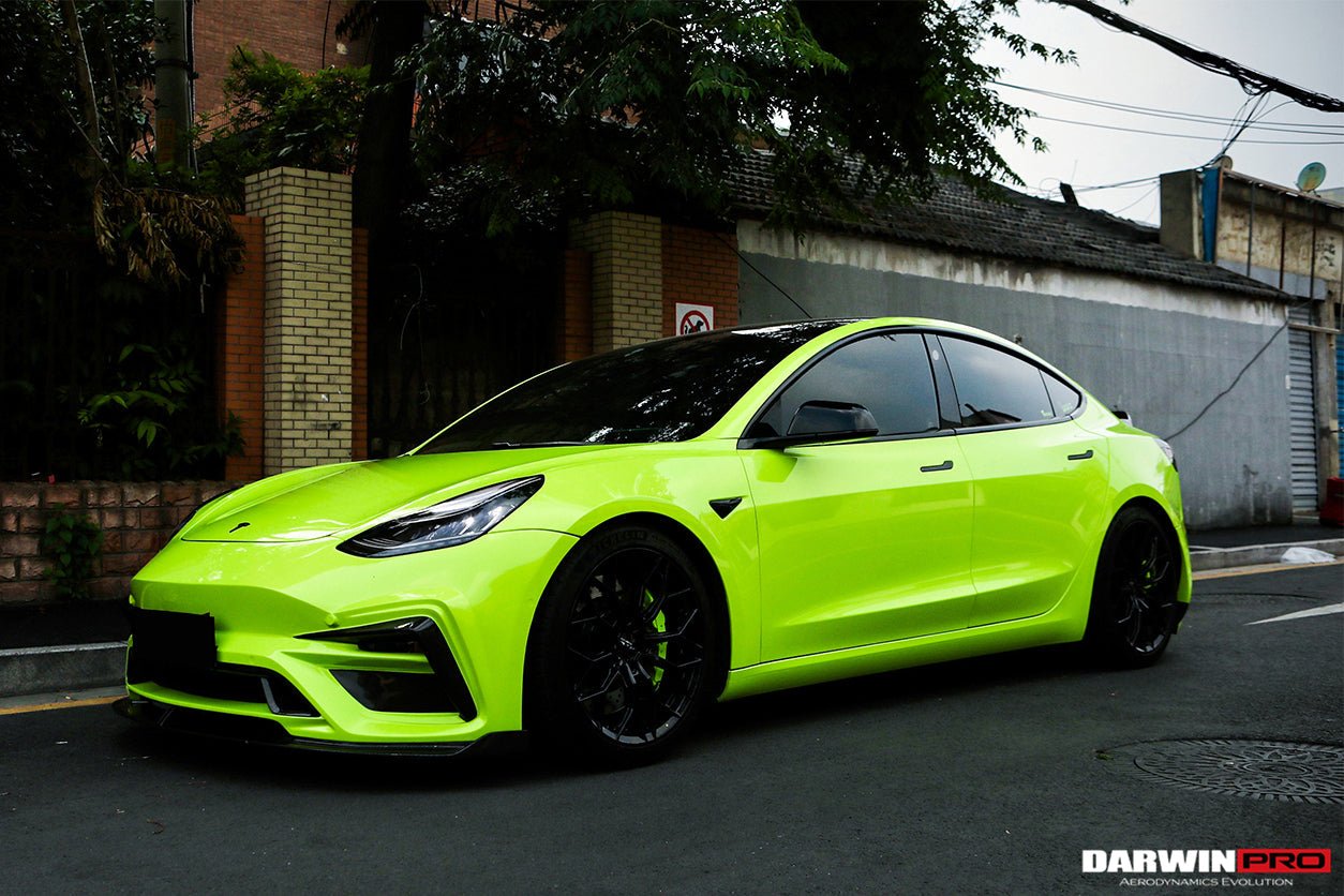 2017 - 2023 Tesla Model 3 IMP Performance Partial Carbon Fiber Front Bumper