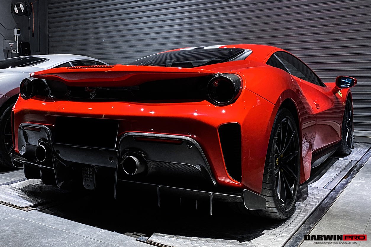 2018 - 2022 Ferrari 488 Pista Rear Bumper With Upper Shell (Not including Diffuser)