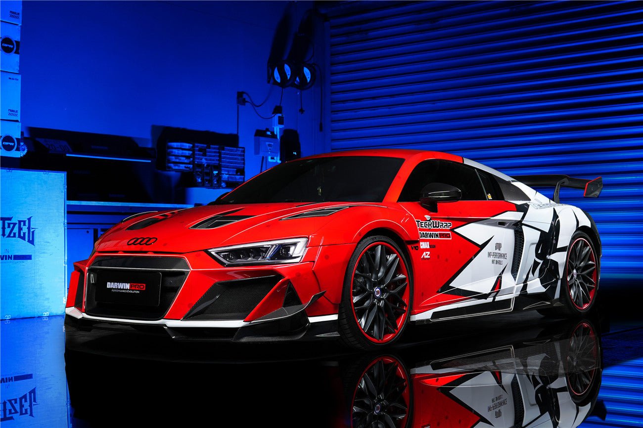 2016 - 2018 Audi R8 Coupe/Spyder iMPII Carbon Fiber Side Skirts Add on