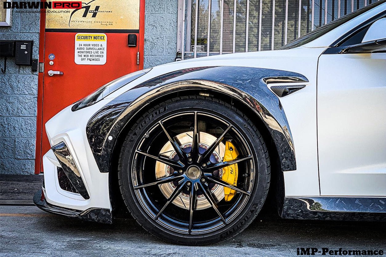 2017 - 2020 Tesla Model 3 IMPII Performance Partial Carbon Fiber Full Body Kit