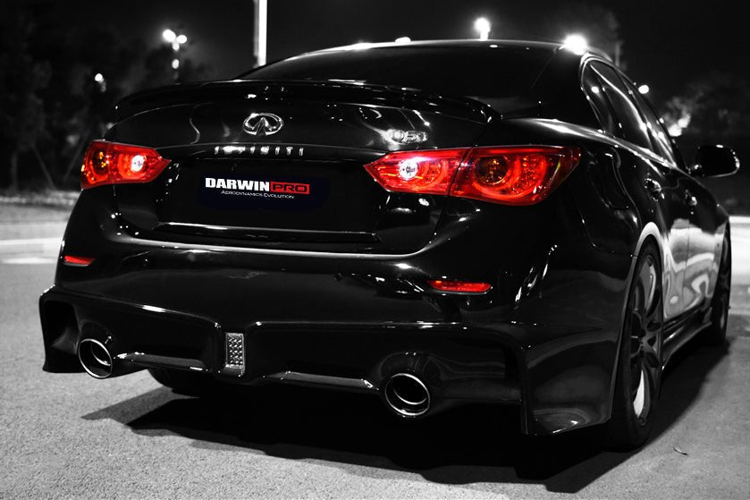 2014 - 2017 Infiniti Q50 Sedan EAU ROUGE Style Rear Bumper