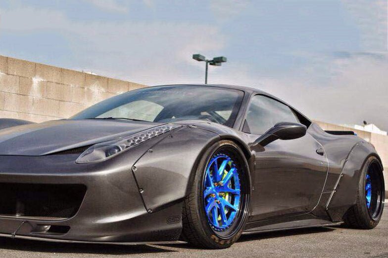 2010 - 2015 Ferrari 458 Coupe & Spyder DE Style Wide Fender