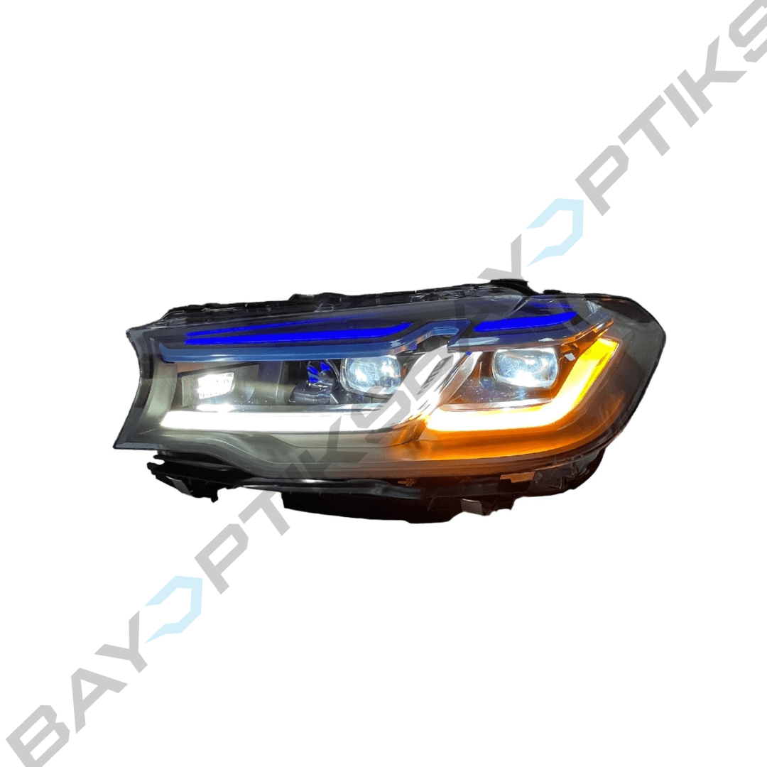 F90 M5 & G30 G38 5 Series Laser Style CSL Yellow/White LED Headlights (2018-2020)